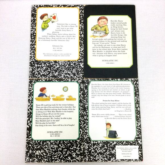 Horrible Harry and the Kickball Wedding By Suzy Kline 1990's Four Book Bundle - Picture 2 of 16